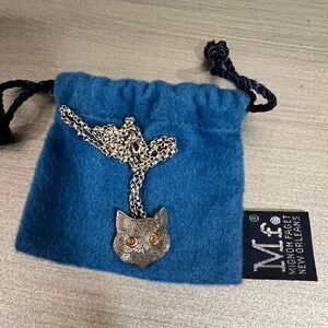 Mignon Faget owl pendant necklace